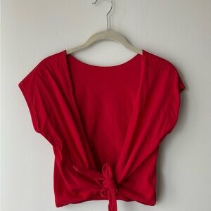 S | Wilfred Open Back Tie-up Tee